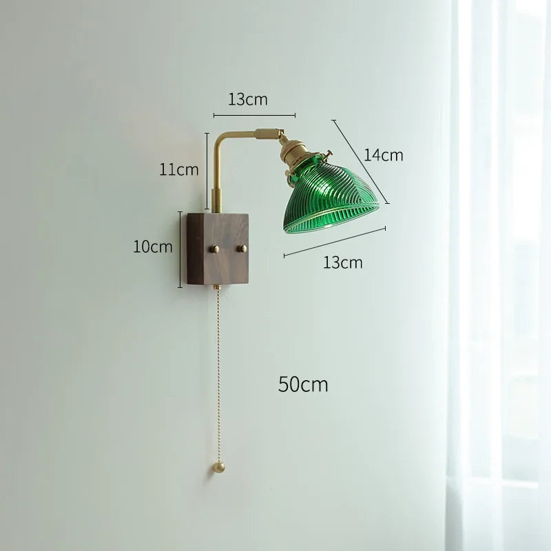 Axyaa Clear Glass LED Wall Lights Modern Nordic Wall Lamp