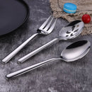Axyaa Stainless Steel Salad Serving Spoon Set for Western Tableware