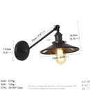 Axyaa Vintage Industrial Wall Light Sconce LED Bedroom Stair Loft Up Down