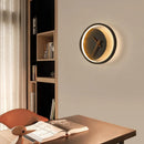 LED Wall Lamp Black/White Nordic Luxury Sconce for Hotel Bedroom, Living Room - Axyaa