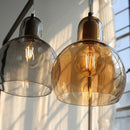 Modern Nordic Glass Pendant Light by Axyaa - E27 LED Hanging Lamp for Indoor Decoration