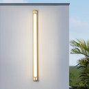 Axya Outdoor Wall Light Modern Black Gold Sconce IP65 Waterproof Villa Garden Lamp