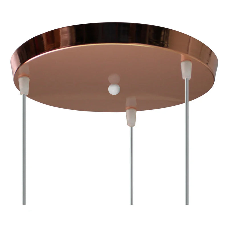 Axya 3-Hole Light Fittings Round Ceiling Plate Base for Chandelier Pendant Lamp