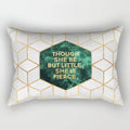 Axyaa Rectangle Lumbar Cushion Cover for Home Sofa Decoration