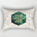 Axyaa Rectangle Lumbar Cushion Cover for Home Sofa Decoration