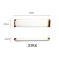 Axyaa Ceramic Long Plate for Sushi Snacks & Desserts