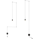 Axyaa Spider LED Linear Pendant Chandelier for Living Room Kitchen Home Decor