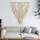 Nordic Bohemian Macrame Wall Hanging Tassel by Axyaa - Hand-Woven Home DecorJNIEXPORT: Product Title for Axyaa: Nordic Bohemian Macrame Wall Hanging Tassel