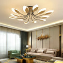 Axyaa Flower Chandelier LED with Remote Control for Living Room Bedroom Dining Area