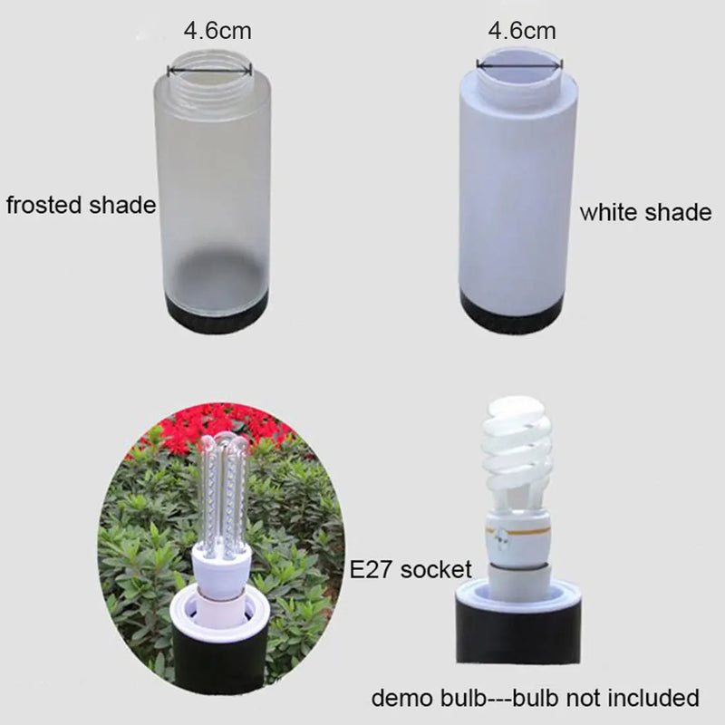 Axyaa Stainless Steel LED Yard Light - Black Outdoor Landscape Lamp