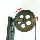 Axyaa Vintage Iron Wall Light: Flexible Industrial Loft Sconce