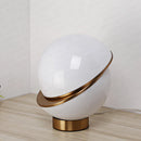 Axyaa White Ball Bedroom Table Lamp Home Decor Lighting