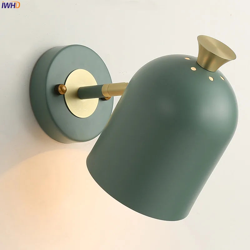 Axyaa Nordic LED Wall Light for Bedroom Bathroom Stair Mirror - Modern Simple Sconce