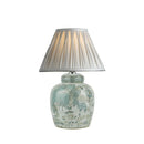 Axyaa Hand-Painted Ceramic Table Lamp – Elegant Decorative Lighting Base