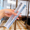 Axyaa Portable Chopsticks Set 24cm - Asian Tableware for Sushi, Chinese, Japanese