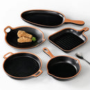 Axyaa Plastic Handle Plates for Commercial Catering Restaurants