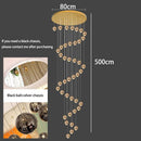 Axyaa Modern LED Pendant Chandeliers for Living Room - Indoor Staircase Hanging Light