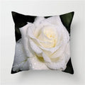 Axyaa Floral Cushion Cover - Sunflower Rose Dandelion Decorative Pillowcase