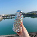Axyaa Shiny Diamond Stainless Steel Thermal Water Bottle Vacuum Flask Insulation Cup