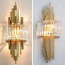 Axyaa Nordic Crystal Wall Sconce Light for Living Room Hallway
