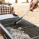 Axyaa 7-Piece Stainless Steel BBQ Tool Set in Paper Box for Outdoor Grilling