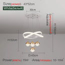 Axyaa Modern Minimalist Three-Head Chandelier for Dining Room and Bedroom