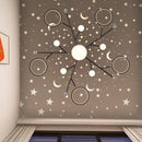 Axyaa Modern LED Ceiling Chandeliers for Living Room and Bedroom