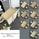 Axyaa 7-Layer Jewelry Organizer with Grids, Drawer, and Display Rack