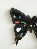 Axyaa Lotus Moon Butterfly Essential Oil Crystal Display Wall Shelf - Gothic Boho Home Decor