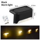 Axyaa Solar Staircase Light: Waterproof LED Step Lamp for Outdoor Garden, Patio, and Terrace