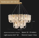 Axyaa Modern Chandelier Ring Lights for Foyer Living Dining Room