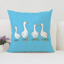 Axyaa Cute Duck Pillowcase 45x45 for Living Room & Bed Pillows