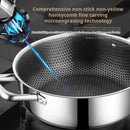 Axyaa 410 Stainless Steel Non-Stick Soup Pot with Lid - Induction Cooker Compatible