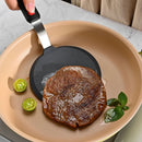 Axyaa Silicone Frying Spatula for Fish Steaks, High-Temperature Resistant Kitchen Utensil