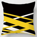 Axyaa Geometric Ginkgo Leaf Print Pillow Cover for Stylish Home & Office Decor