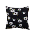 Axyaa Floral Soft Black Grey Beige Pillow Cover 45x45cm for Home Decoration