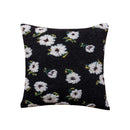 Axyaa Floral Soft Black Grey Beige Pillow Cover 45x45cm for Home Decoration
