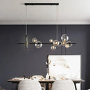 Axyaa Black Glass Bubble LED Chandelier Pendant Lights