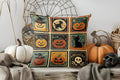 Axyaa Halloween House & Pumpkin Pillow Cover - Sofa, Bedroom & Car Decor