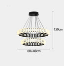 Axyaa Modern Home Decor LED Pendant Chandeliers for Living and Dining Room