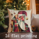 Axyaa Christmas Cute Patterns Pillow Covers for Sofa, Bedroom, Car