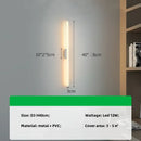 Axyaa LED Strip Wall Lamp for Modern Bedroom, Foyer, or Bathroom Mirror