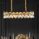 Axyaa Modern Crystal LED Ceiling Chandelier for Luxury Home Decor