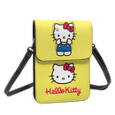Axyaa Hello Kitty Cell Phone Purse Leather Wallet Kuromi Crossbody Bag Fashion Card Holder