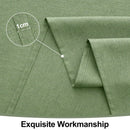 Axyaa Waterproof Faux Linen Tablecloth for Kitchen Dining, Rectangle Table Cover