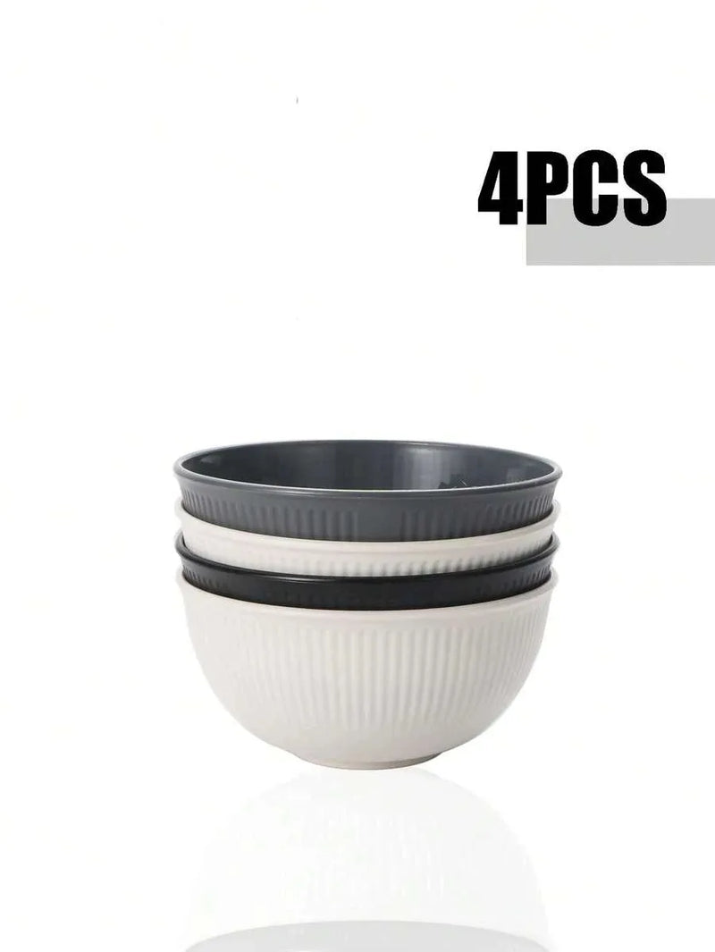 Axyaa Plastic Bowl Set - Durable, Reusable, Microwave & Dishwasher Safe