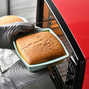 Silicone Square Cake Plate - Axyaa Non-Stick Brownie Pot with Anti-Slip Handle