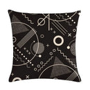 Axyaa Geometric Flax Pillow Case 45*45cm - Home Sofa Adornment & Cushion Cover