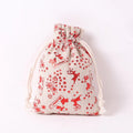 Axyaa Christmas Drawstring Pouches for Gifts & Snacks