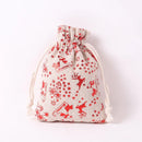 Axyaa Christmas Drawstring Pouches for Gifts & Snacks